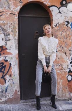 Perfectly Pleated Jean -Dresses Sales Store 200304 ASTR Napoli 2353