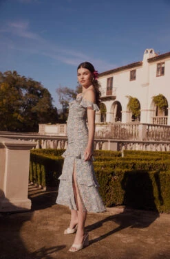 Daisy Dell Floral Ruffle Cold Shoulder Midi Dress -Dresses Sales Store 22 01 26 LOOK 19 0030 77aa97e4 3ff6 4248 85d1 094cee9be8fa