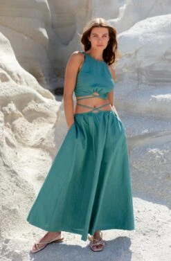 Divine Tie Waist Maxi Skirt -Dresses Sales Store A58A4297