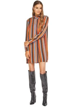 Culver Dress -Dresses Sales Store ACDR100034 MULTI STRIPE 01