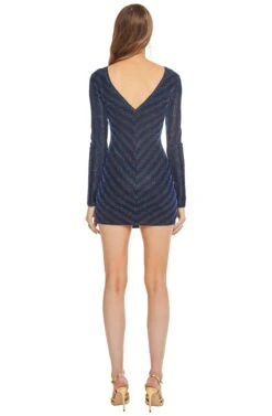 Twilight Bodycon Dress -Dresses Sales Store ACDR100091 DISCO STRIPE 03