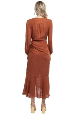 Side Cinched Mermaid Midi Dress -Dresses Sales Store ACDR100106C RUST 03 bff4af45 4b63 4006 a7ee 1a5d6088ec8d