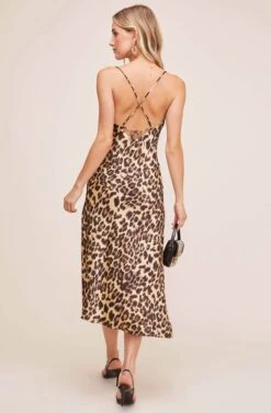 Gaia Animal Midi Dress -Dresses Sales Store ACDR100133B LEOPARD PRINT 6