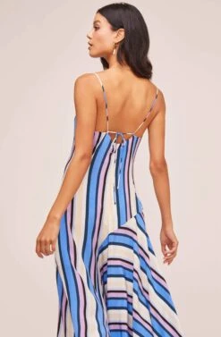 Ellen Striped Midi Dress -Dresses Sales Store ACDR100235 PERIWINKLE MULTI STRIPE 4A