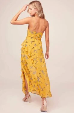 Bette Floral Maxi Dress -Dresses Sales Store ACDR100251 MARIGOLD MULTI FLORAL 3B