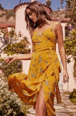 Bette Floral Maxi Dress -Dresses Sales Store ACDR100251 MARIGOLD MULTI FLORAL 6A