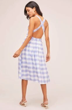 Lillian Midi Dress -Dresses Sales Store ACDR100260 PERIWINKLE PICNIC 5A
