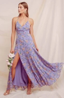 Pandora Floral Maxi Dress -Dresses Sales Store ACDR100284 PURPLE YELLOW FLORAL 8 retouched 2 004d817a 2c95 4c96 aa41 2e1b0403272a
