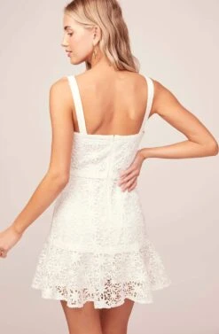 Carissa Lace Mini Dress -Dresses Sales Store ACDR100289 WHITE 5A