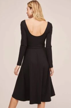 Sinclair Midi Dress -Dresses Sales Store ACDR100361 BLACK 5