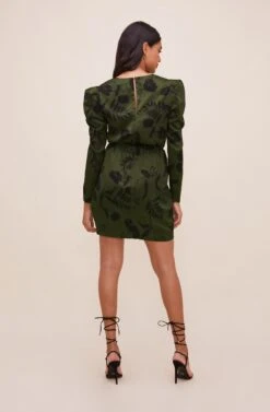 Jocelyn Floral Wrap Dress -Dresses Sales Store ACDR100385 GREENFLORAL 6