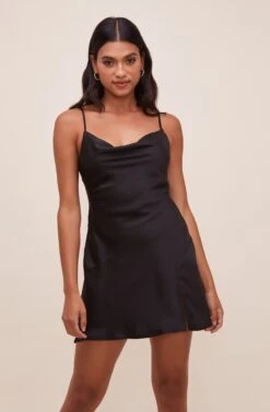 Filomena Cowl Neck Mini Dress