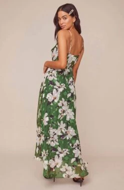 Lyric Floral Maxi Dress -Dresses Sales Store ACDR100443C EMERALD MULTI FLORAL 3