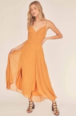 Lyric Midi Dress -Dresses Sales Store ACDR100443 GOLDEN HOUR 1A