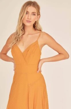 Lyric Midi Dress -Dresses Sales Store ACDR100443 GOLDEN HOUR 3A