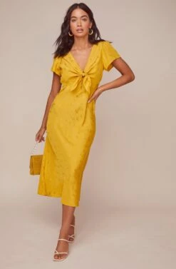 Serendipity Front Tie Midi Dress