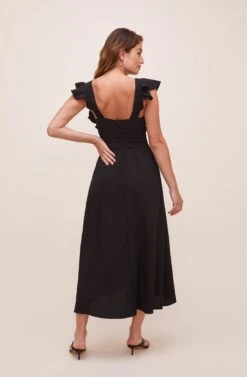 Euphoria Ruffle Sleeve Dress -Dresses Sales Store ACDR100531 BLACK 6 cda190a0 1711 40ed ad9c 3507ccb03e13
