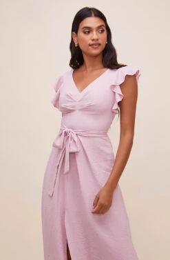 Euphoria Ruffle Sleeve Dress -Dresses Sales Store ACDR100531 LILAC 3
