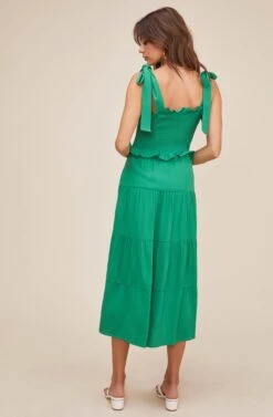 Promenade Midi Dress -Dresses Sales Store ACDR100574 GREEN 3