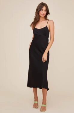 Charisma Midi Dress -Dresses Sales Store ACDR100591 BLACK 1