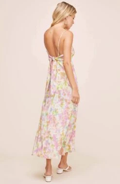 Charisma Tie Dye Midi Dress -Dresses Sales Store ACDR100591 PINK YELLOW TIE DYE 3