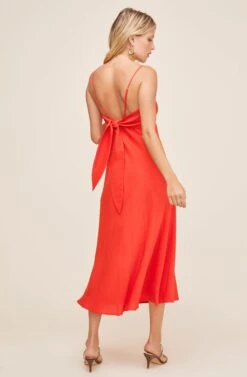 Charisma Midi Dress -Dresses Sales Store ACDR100591 RED 3