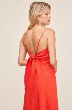 Charisma Midi Dress -Dresses Sales Store ACDR100591 RED 4