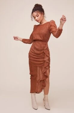 Samara Dress -Dresses Sales Store ACDR100667 GINGER 1