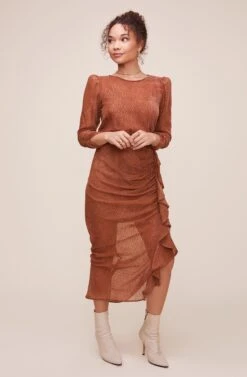 Samara Dress -Dresses Sales Store ACDR100667 GINGER 2