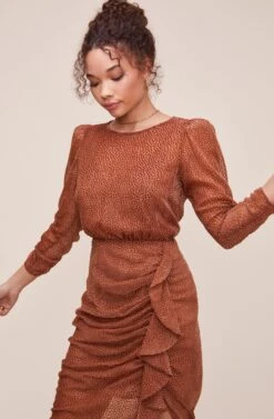 Samara Dress -Dresses Sales Store ACDR100667 GINGER 3