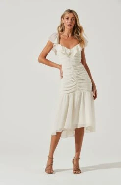 Devereaux Ruffle Midi Dress
