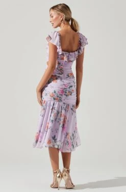 Devereaux Cutout Floral Midi Dress -Dresses Sales Store ACDR100791 ICYPINKFLORAL 4 2905413a bf0b 4e0e a5a7 747442a66a99