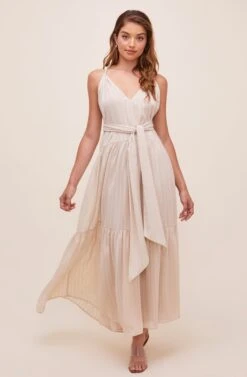 Eartha Tie Waist Maxi Dress
