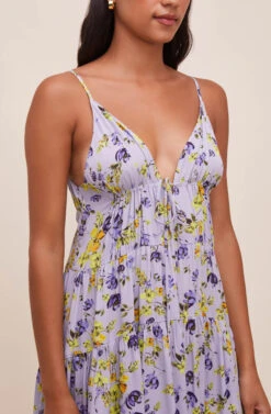 Lizbeth Floral Maxi Dress -Dresses Sales Store ACDR100854R004 PURPLELEMONFLORAL 5