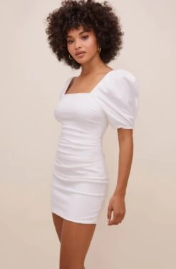 Winslow Puff Sleeve Mini Dress -Dresses Sales Store ACDR100866 OFFWHITE 3