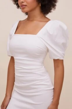 Winslow Puff Sleeve Mini Dress -Dresses Sales Store ACDR100866 OFFWHITE 4