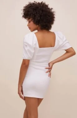 Winslow Puff Sleeve Mini Dress -Dresses Sales Store ACDR100866 OFFWHITE 6