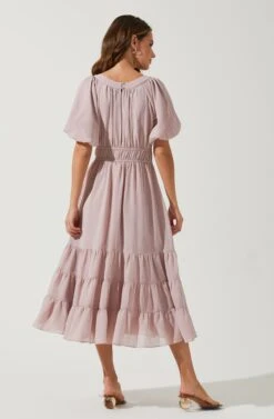 Chamomile Midi Dress -Dresses Sales Store ACDR100882 DUSTYROSE 3
