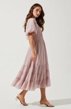 Chamomile Midi Dress -Dresses Sales Store ACDR100882 DUSTYROSE 4