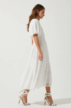 Chamomile Midi Dress -Dresses Sales Store ACDR100882 WHITE 3