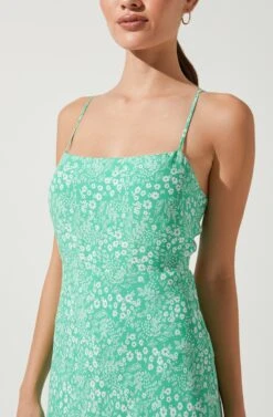 Gabrielle Floral Cutout Midi Dress -Dresses Sales Store ACDR100902 GREENAPPLEDITSY 2