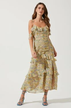 Daisy Dell Ruffle Midi Dress