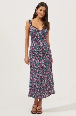 Alva Floral Midi Dress