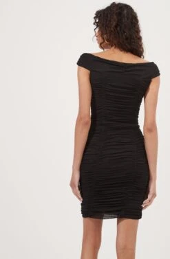 Bradbury Ruched Bodycon Mini Dress -Dresses Sales Store ACDR101007 BLACK 6