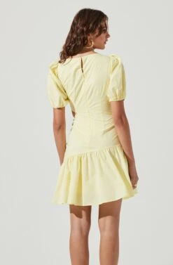 Mayfair Side Cutout Puff Sleeve Mini Dress -Dresses Sales Store ACDR101116 LEMONADE 4 051bce7e ddbe 4394 98cb ad4756215ba9