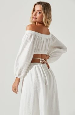 Cassian Cutout Off Shoulder Midi Dress 9 Cassian Cutout Off Shoulder Midi Dress -Dresses Sales Store ACDR101154 WHITE 6 aa23010c 7269 4917 8e23 f7c80380f255