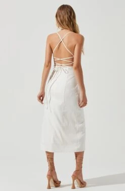 Brayden Strappy Back Midi Dress -Dresses Sales Store ACDR101175 WHITE 0913 1f5004d2 28ba 4bcc aed5 2b29f0fb1427