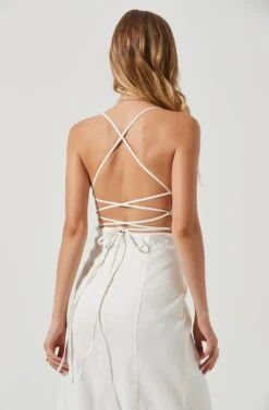 Brayden Strappy Back Midi Dress -Dresses Sales Store ACDR101175 WHITE 0915 098b6b85 0415 4d79 8c13 10ce97a5c8b2