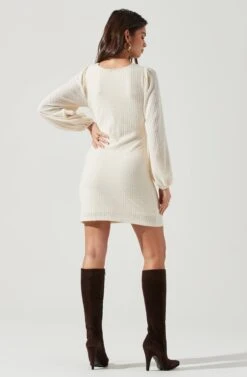 Talani Knit Mini Dress -Dresses Sales Store ACDR101360 CREAM 2108
