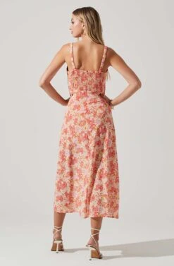 Elsie Floral Midi Dress -Dresses Sales Store ACDR101374 ORANGEFLORAL 5 624df076 a07a 4033 8440 2cd4d689da09
